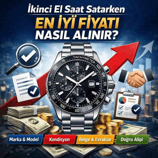 İkinci El Saat Satarken En İyi Fiyat Nasıl Alınır?