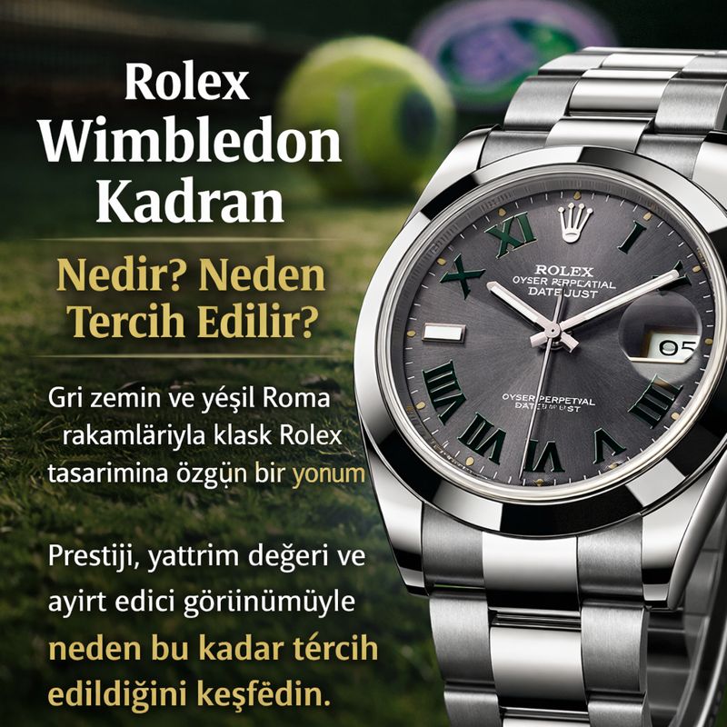 Rolex Wimbledon Kadran Nedir? Neden Tercih Edilir?